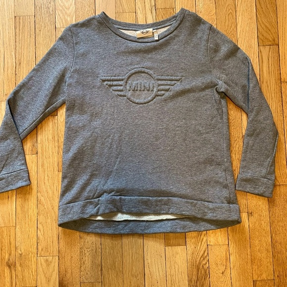 Mini Cooper Gray Crewneck Sweatshirt Women’s S - Picture 1 of 8